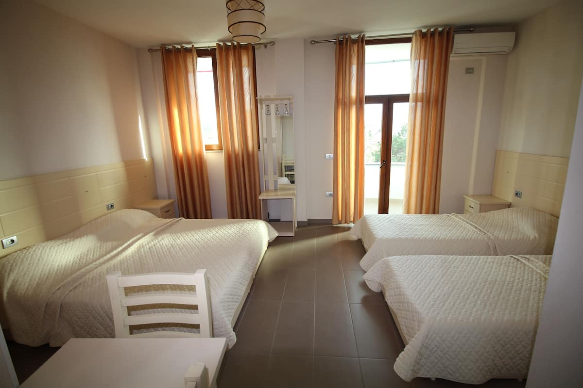 Comfort Quadruple Room, City View | 1 bedroom, premium bedding, desk, soundproofing