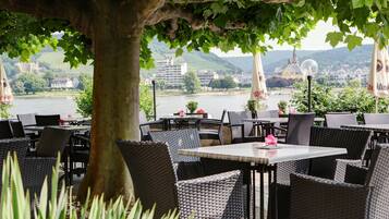 Blick von der Unterkunft