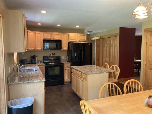 Large private luxury home with outdoor hot tub