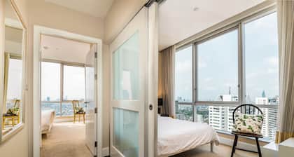 Serviced 2 Bed SCENIC SKY VILLAS with Pool and BTS