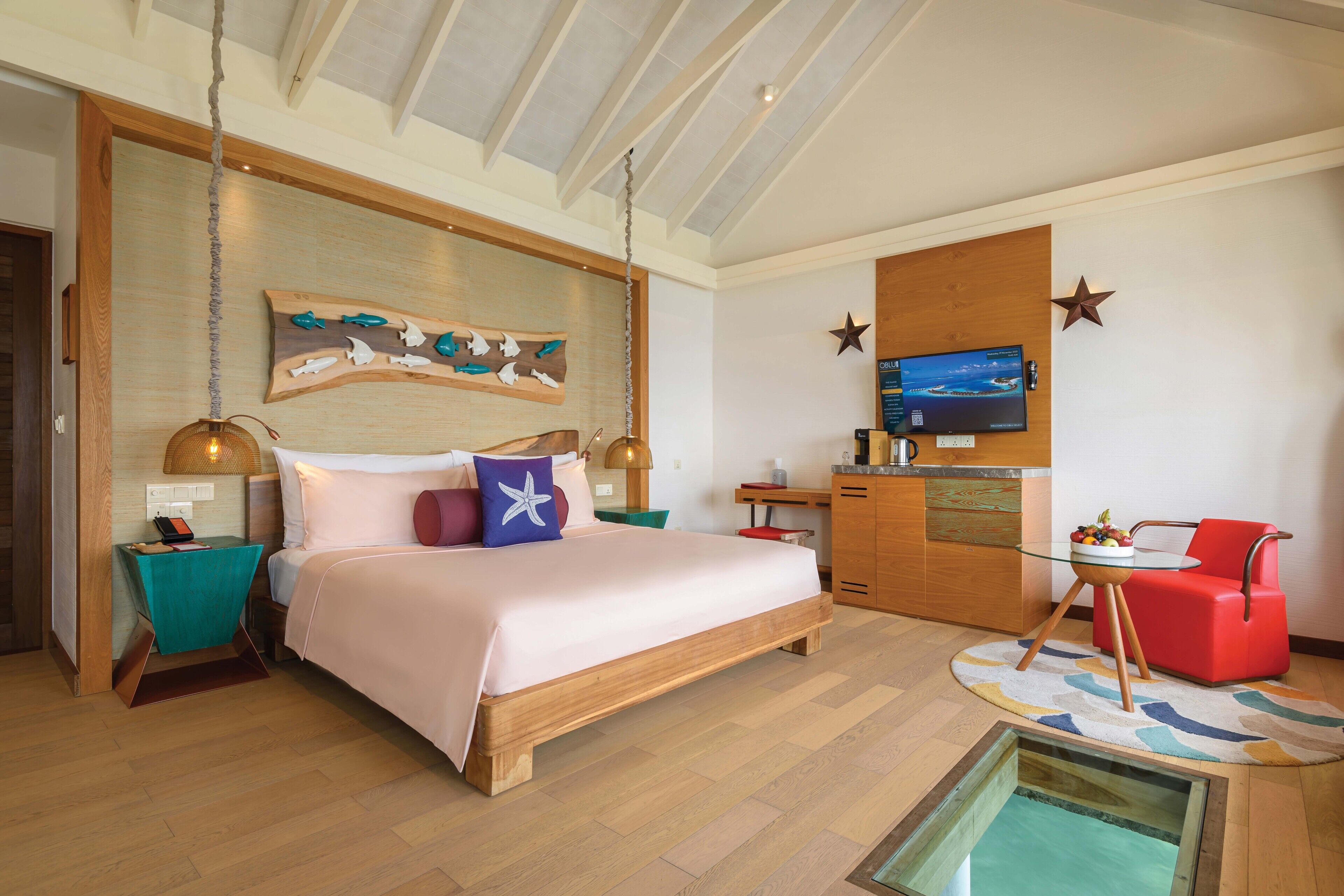 Water Villa | Sábanas de algodón egipcio y ropa de cama de alta calidad