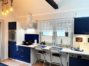 Fridge, oven, dishwasher