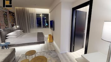 套房 | 高級寢具、客房內保險箱、免費無線上網、床單