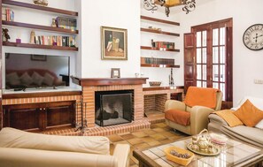 Fernseher, Kamin