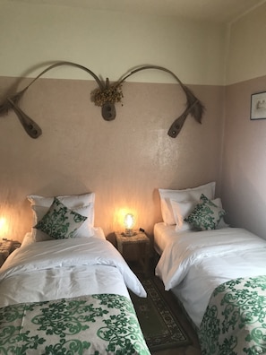 Standard Double or Twin Room (Tamaris) | Premium bedding, desk, blackout curtains, free cots/infant beds - Kasbah Rayane Ait Ben Haddou (Aït Benhaddou)