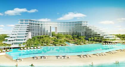 Upscale Luxury Ocean front Apartment -Peninsula Resort 2bd/2bt