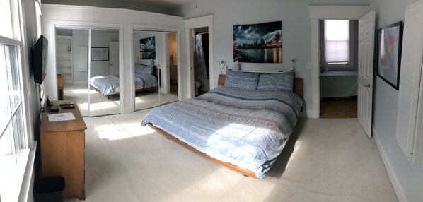 2 habitaciones, tabla de planchar con plancha y wifi gratis 