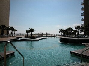 Indoor pool, a heated pool