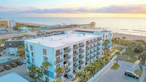 Exterior - Perfect Family Getaway Steps from Cocoa Beach Pier with Oceanfront Heated Pool (Cocoa Beach)