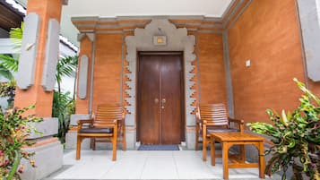 Bangalô standard | Cofres nos quartos, escrivaninha, Wi-Fi de cortesia, roupa de cama