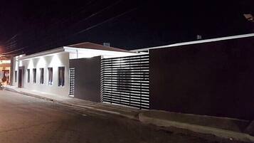 Front of property – evening/night