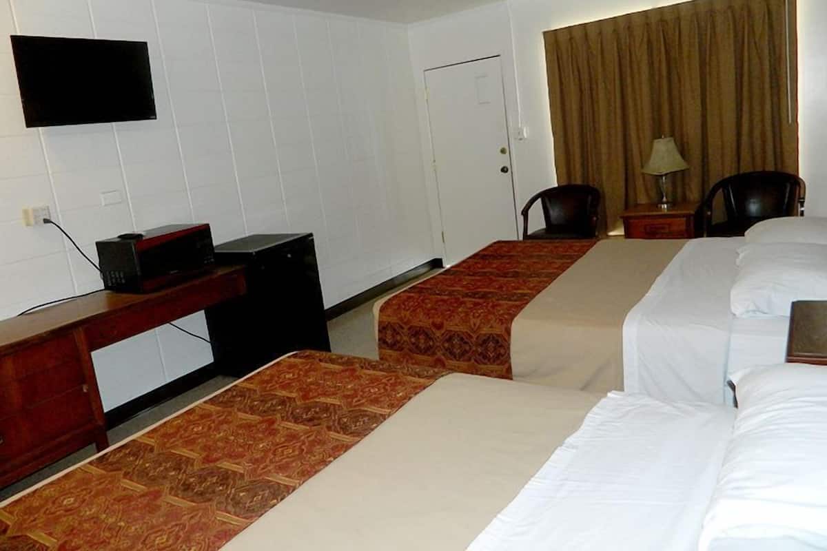 Room, 2 Queen Beds | Iron/ironing board (on request), rollaway beds (free), WiFi (free)
