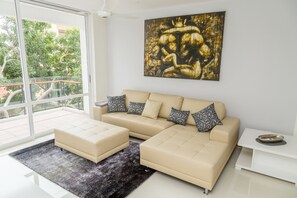 Sala de estar en el lobby