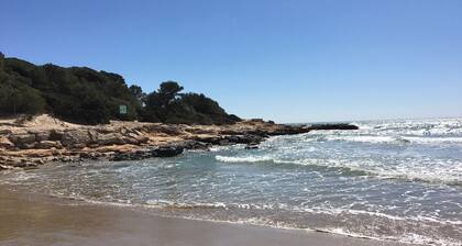 Large private pool, entire new build cool airy flat, gardens, parking, WiFi