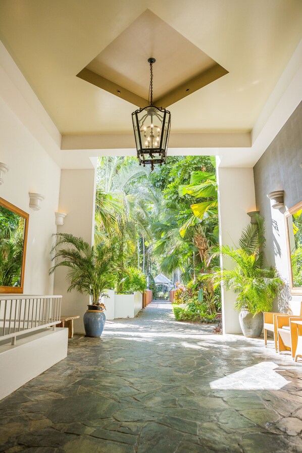 Interior entrance