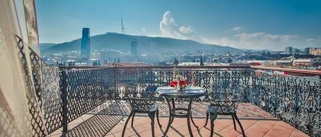 Superior Twin with Terrace | Näkymä kaupungille