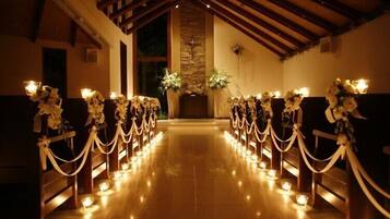 Indoor wedding