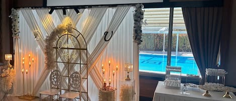 Indoor wedding