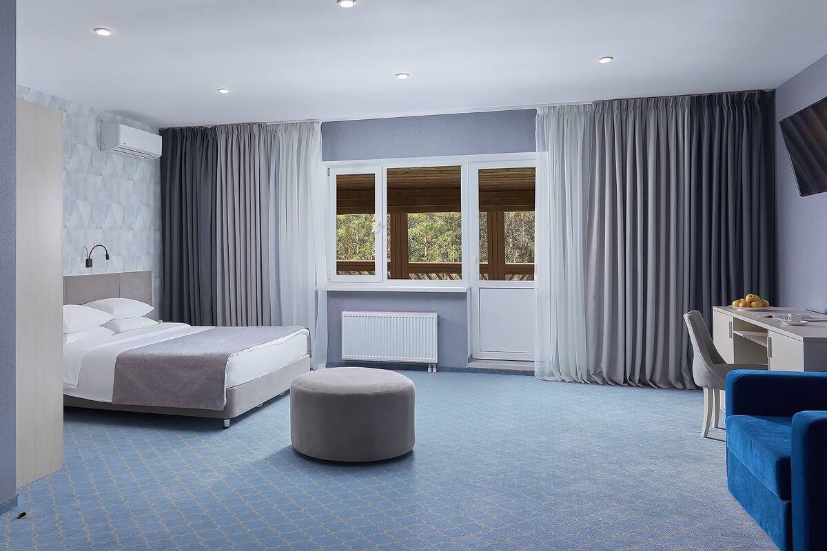 Suite | Een minibar, een strijkplank/strijkijzer, gratis wifi, beddengoed