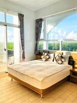 Premium bedding, individually decorated, individually furnished