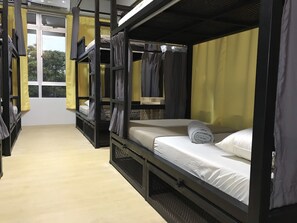 Basic Shared Dormitory, Mixed Dorm (1 Bed in a 8-bed) | Iron/ironing board, free WiFi, bed sheets - The Good Travelers Hostel - KL Airport (Sepang)