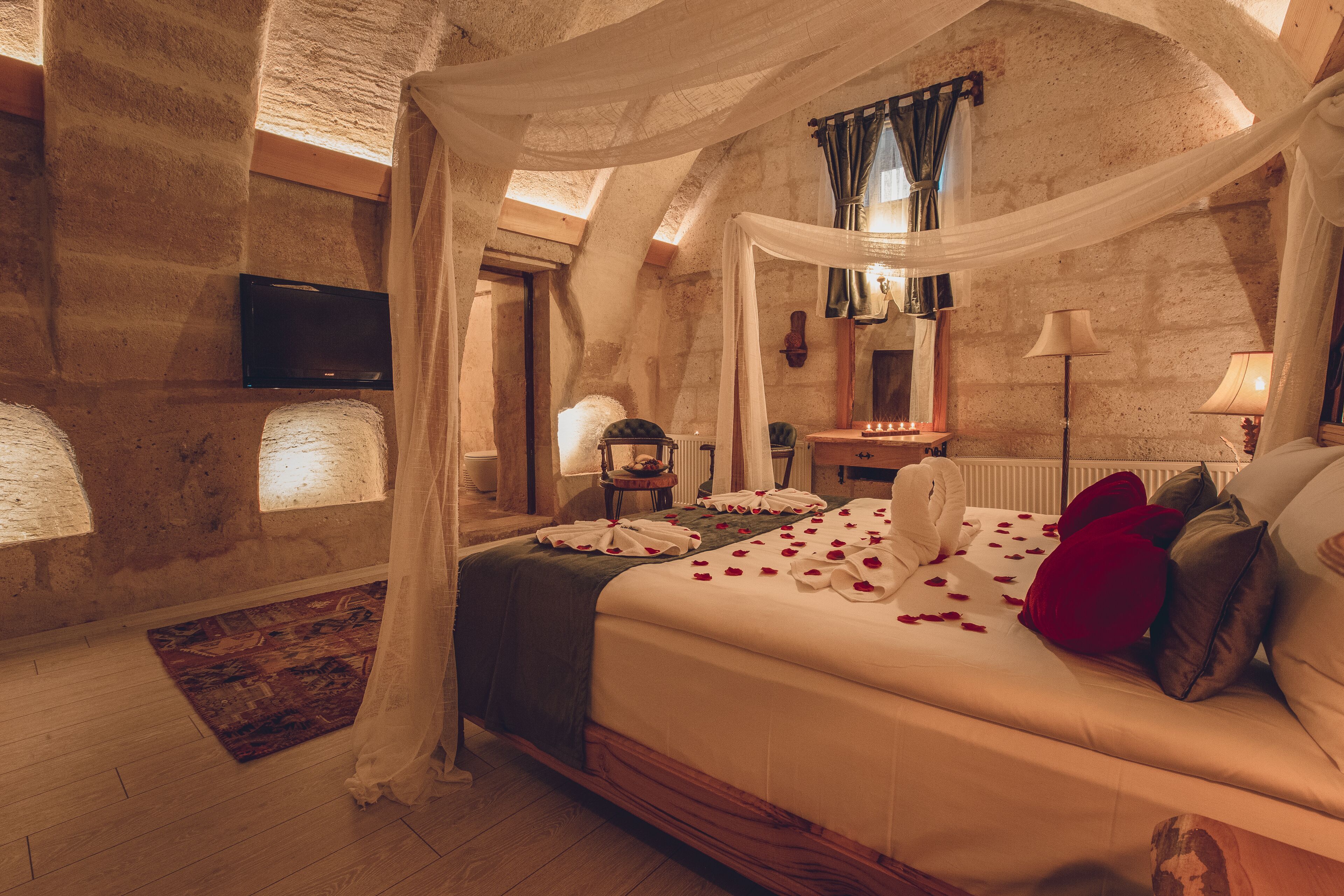 honeymoon room | premium bedding, memory-foam beds, minibar, in-room safe