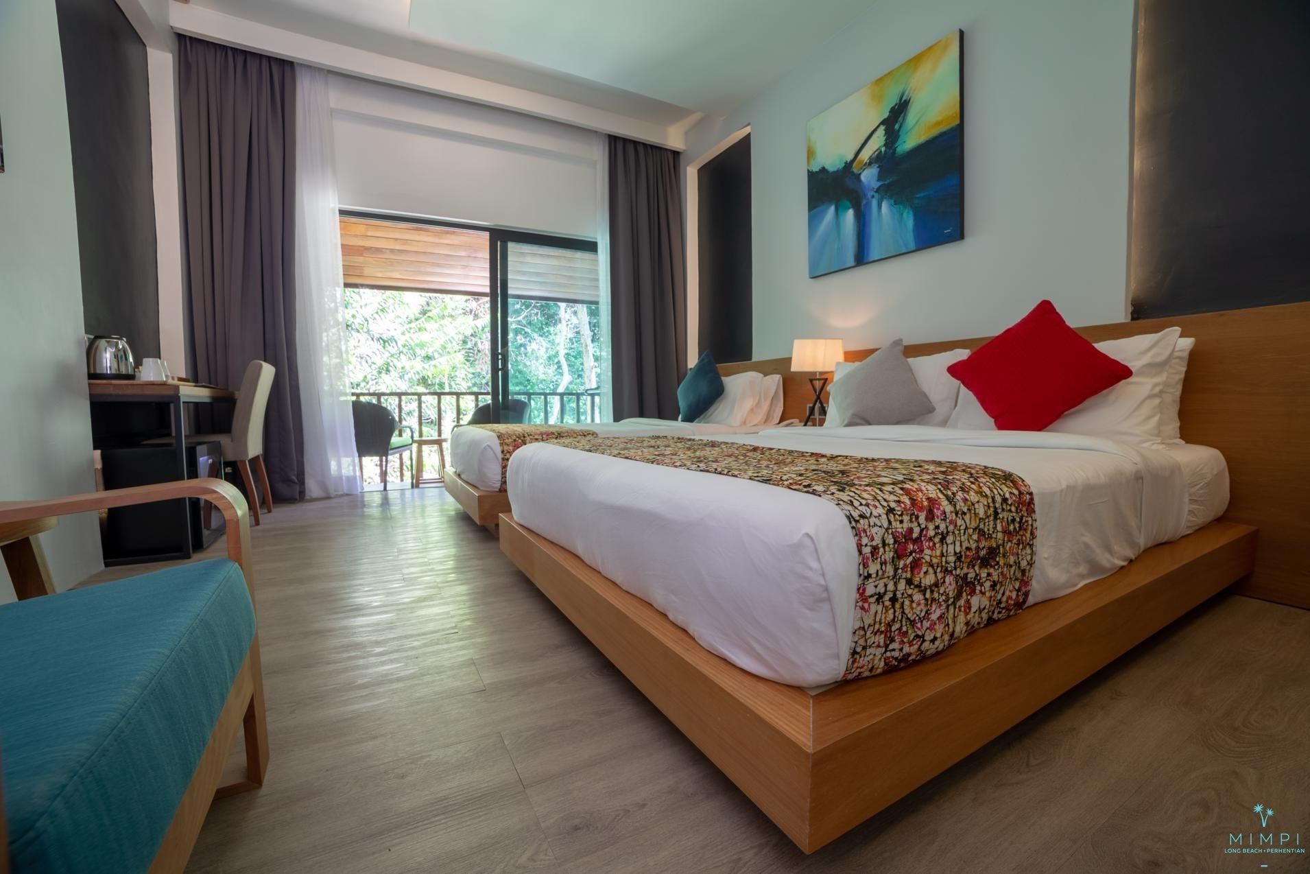 superior triple room, hill view | view from room