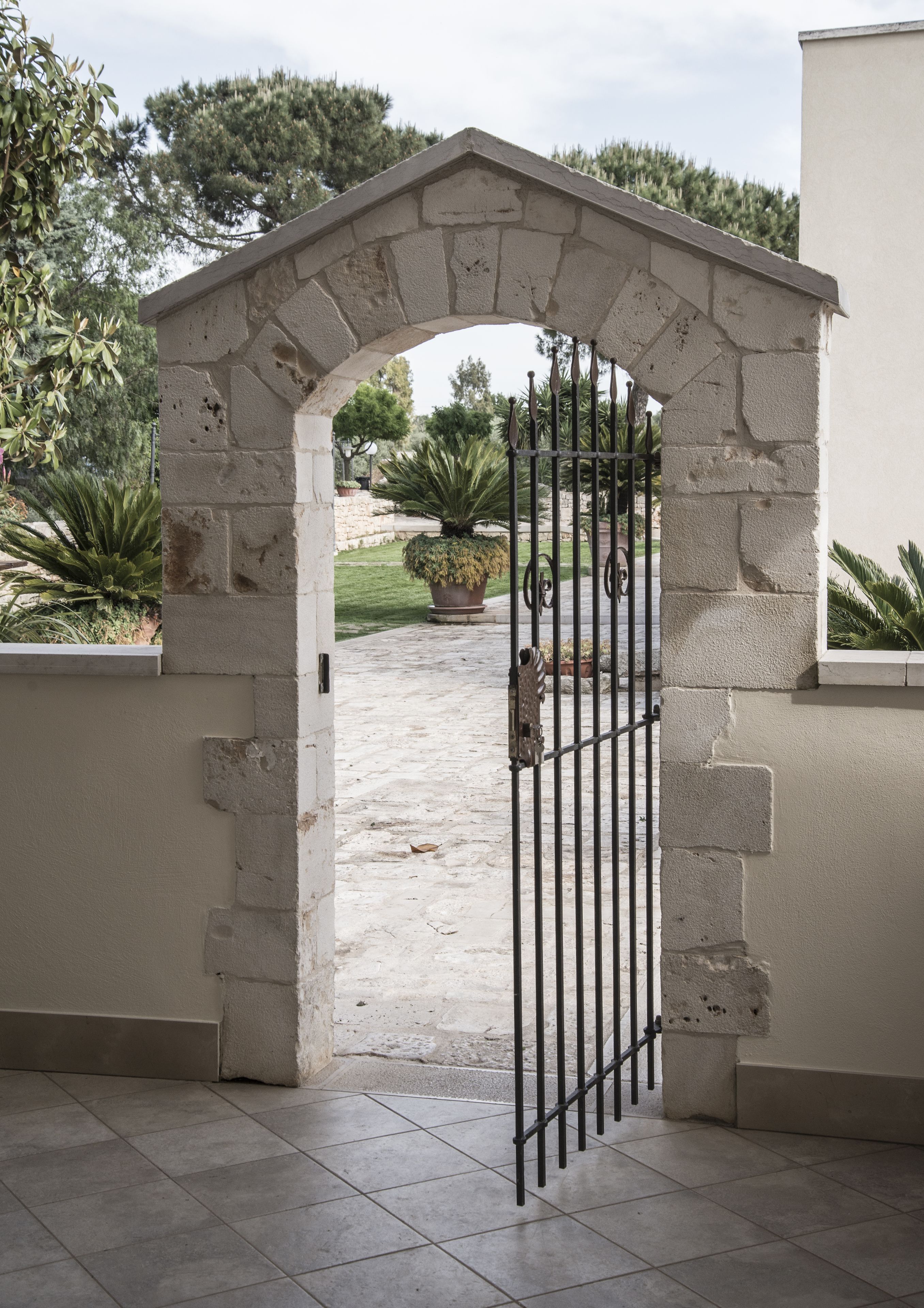 Blick von der Unterkunft