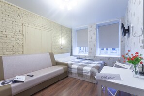 Desk, iron/ironing board, rollaway beds, free WiFi