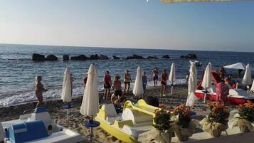 Sulla spiaggia, immersioni subacquee