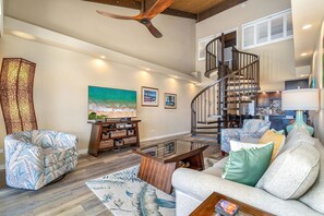 Smart TV - Kamaole Sands 3-406 - Modern Kitchen, Large Lanai, Enclosed Private MB, Split AC (Kihei)