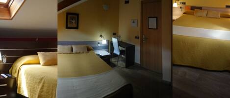 Desk, soundproofing, free cribs/infant beds, rollaway beds