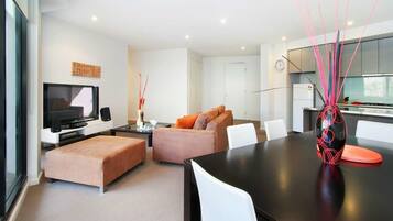 Apartment, 3 Bedrooms | Living area | TV, Netflix, DVD player