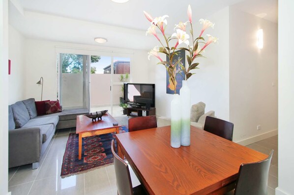 Apartment, 2 Bedrooms | Living area | TV, Netflix, DVD player - Carlisle St Executive (Balaclava)