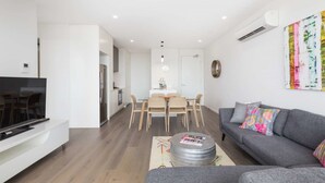 Deluxe-Apartment, 2 Schlafzimmer | Wohnzimmer