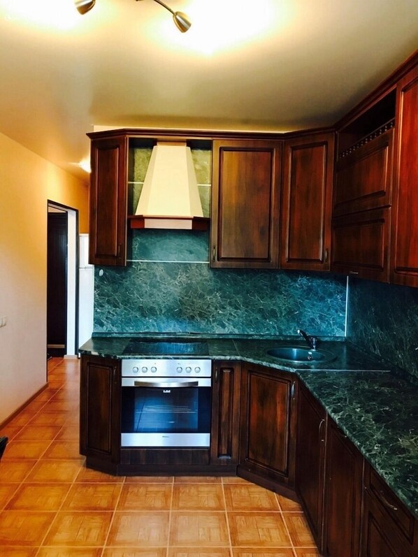 Apartment | Eigene Küche | Kühlschrank, Mikrowelle, Herdplatte, Wasserkocher