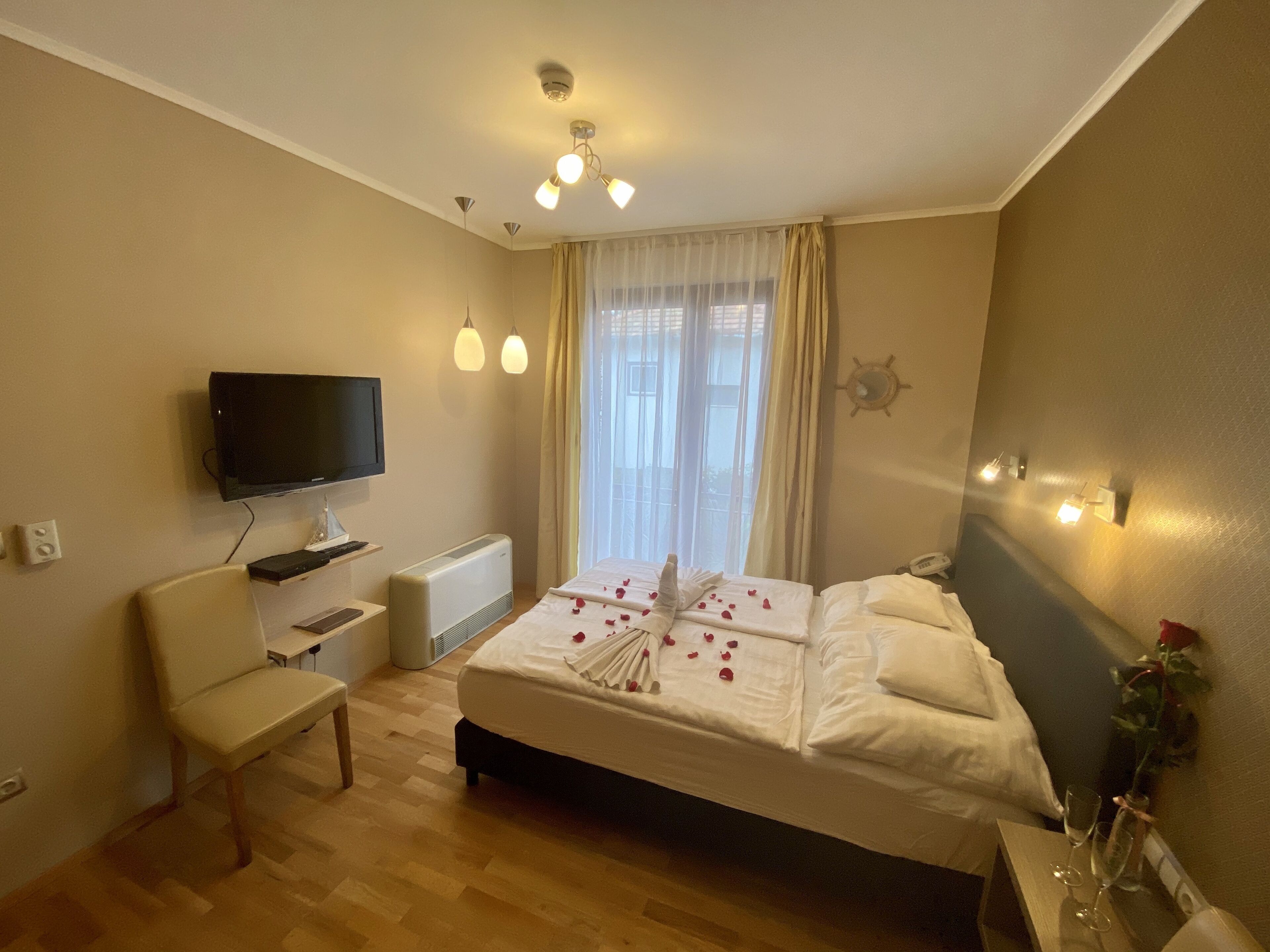 1 habitación, sábanas italianas Frette y ropa de cama de alta calidad 