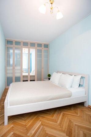 Iron/ironing board, free cots/infant beds, free WiFi, bed sheets