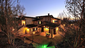 Front of property – evening/night