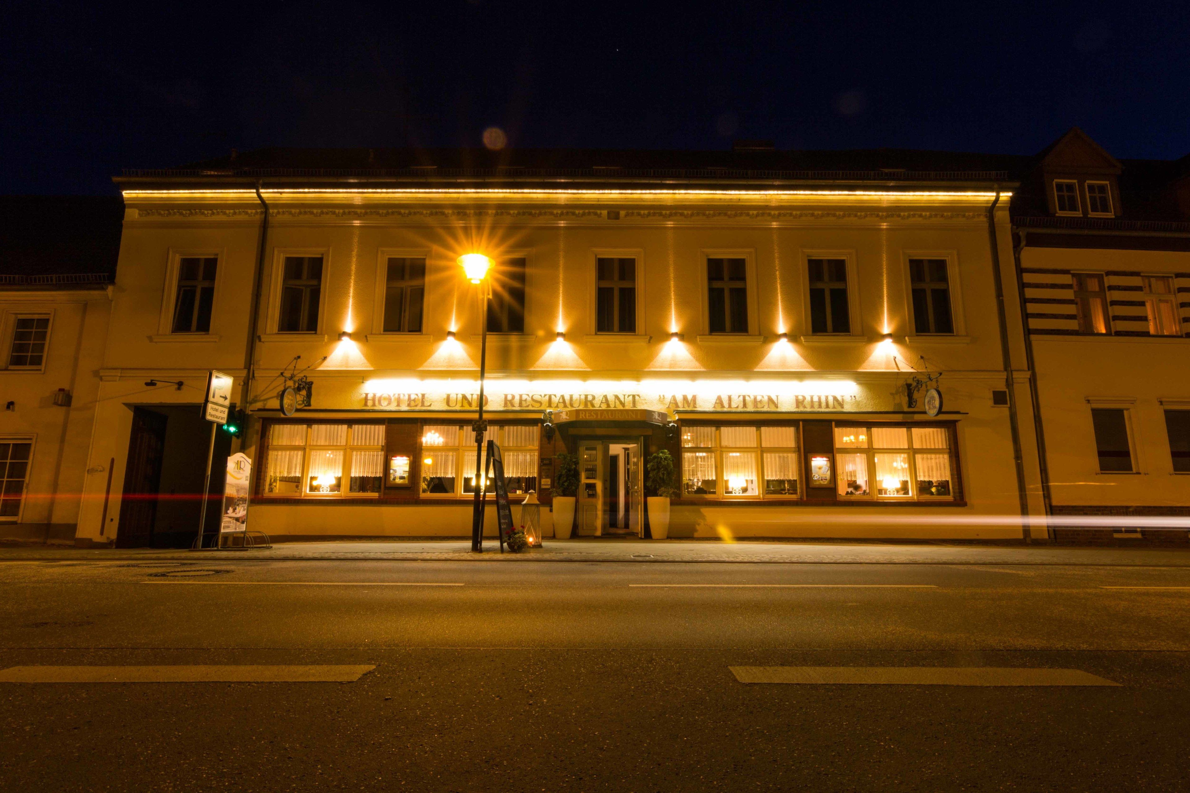 front of property – evening/night