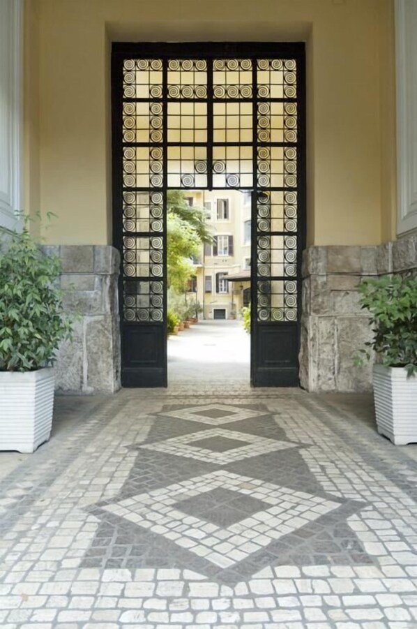 Entrée de l’hébergement