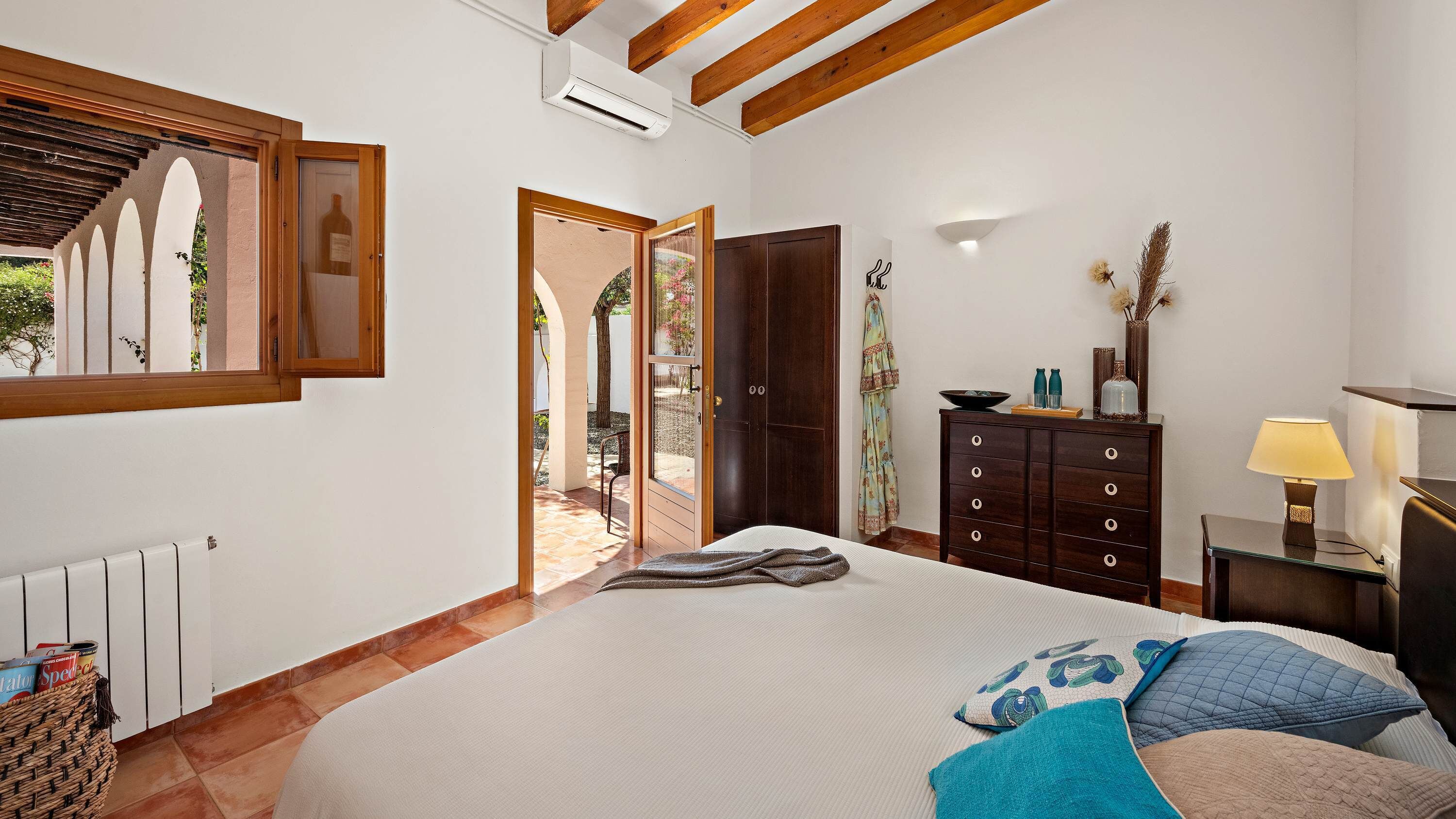 Classic Double Room, Terrace, Courtyard Area | Premium bedding, down comforters, memory foam beds, in-room safe