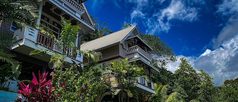 Façade de l’hébergement