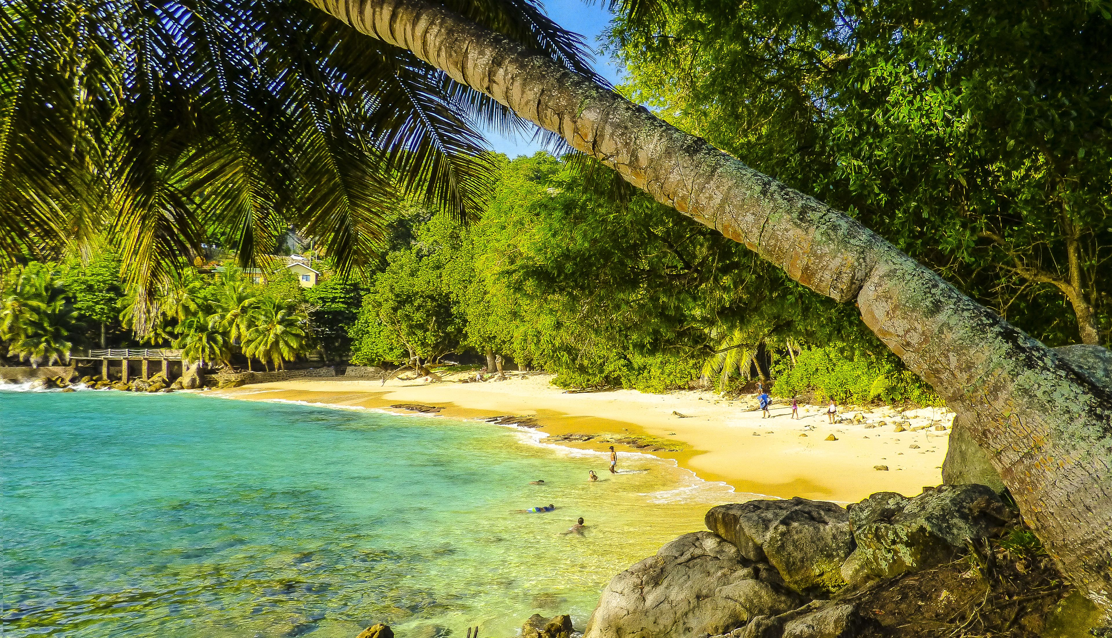 En la playa, toallas de playa