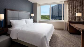 Premium bedding, in-room safe, desk, laptop workspace