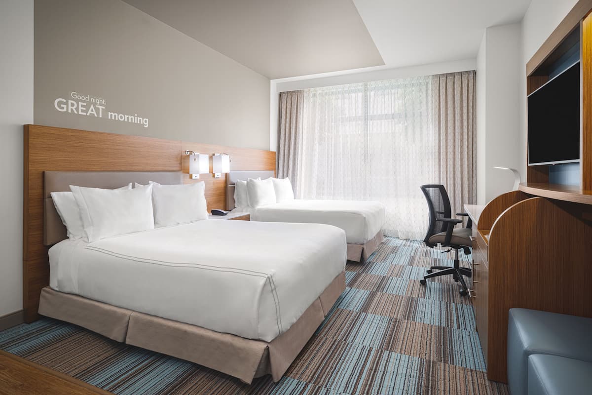 Egyptian cotton sheets, premium bedding, pillow-top beds, in-room safe