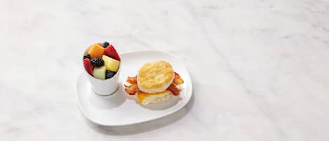 Déjeuner à emporter servi tous les jours en supplément