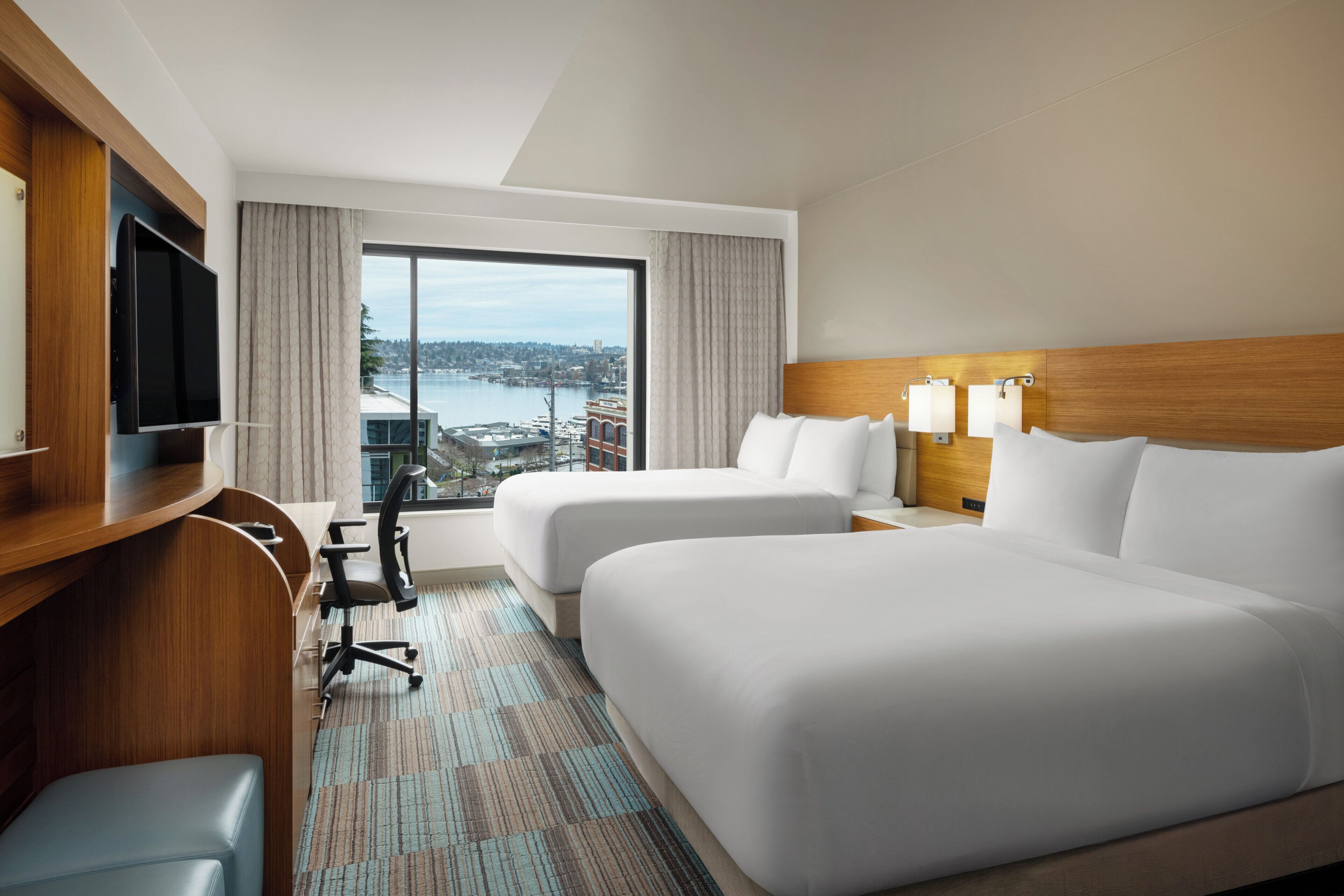 Chambre Standard, 2 grands lits, vue ville