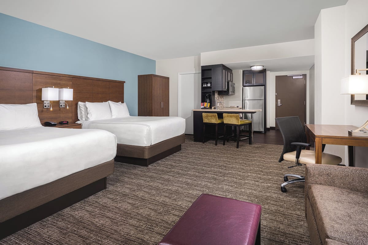 Egyptian cotton sheets, premium bedding, pillow-top beds, in-room safe