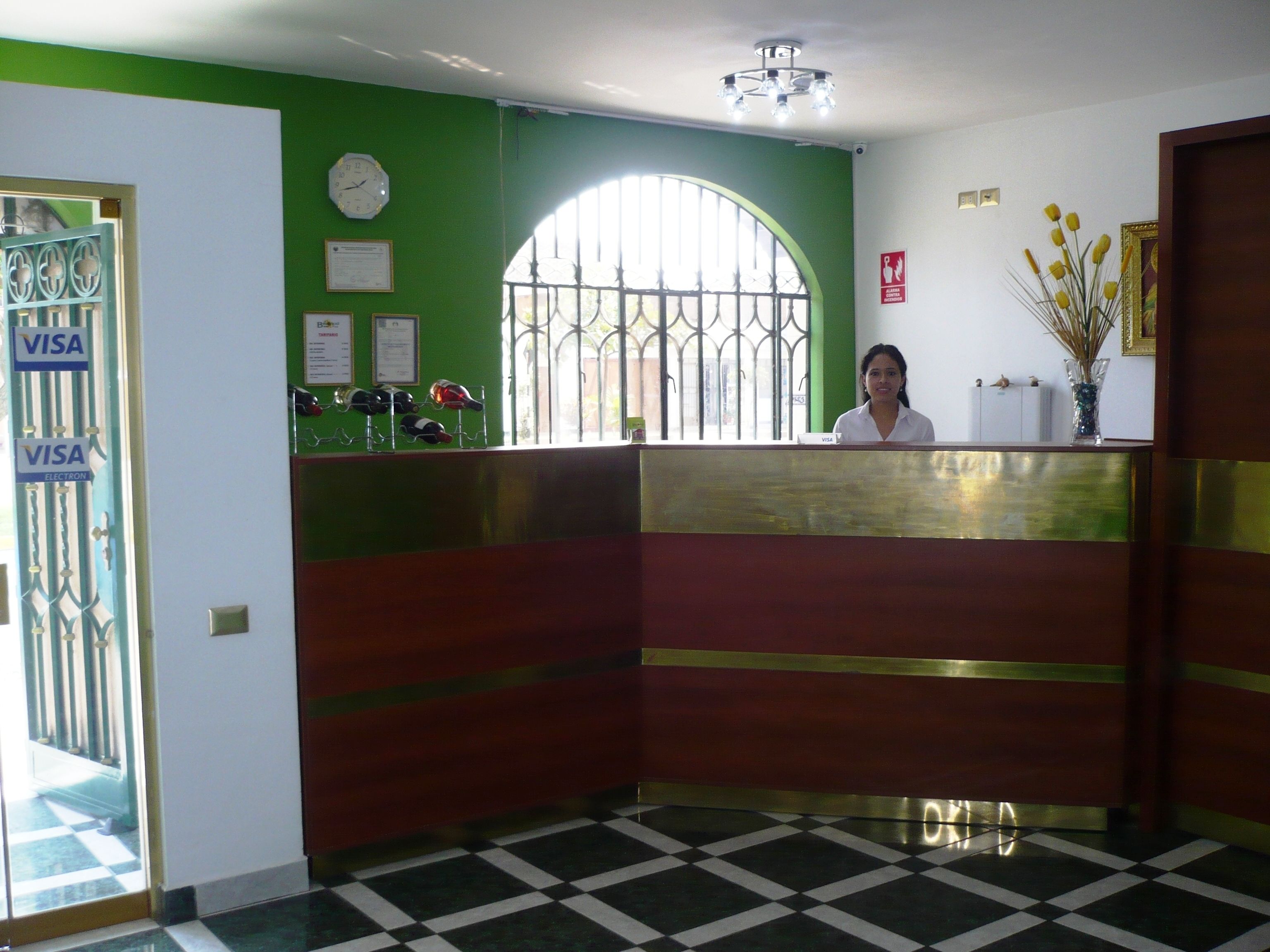 check-in/check-out kiosk